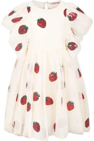 Konges Sløjd Strawberry-motif dress