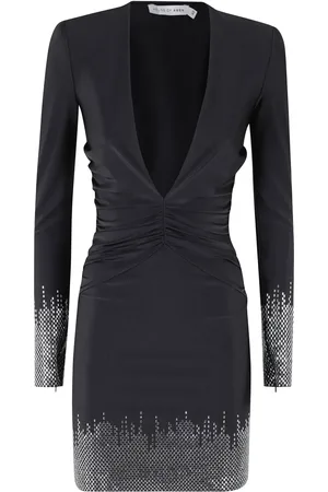 AMEN Crystal-embellished mini dress