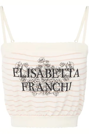 Elisabetta Franchi Logo tank top