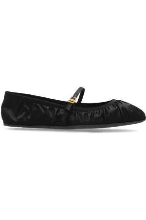 Dolce & Gabbana Logo-buckle ballerina shoes