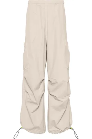 BARROW Panelled cotton wide-leg trousers
