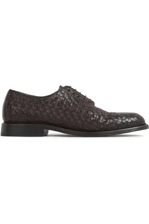 Green george Interwoven derby shoes