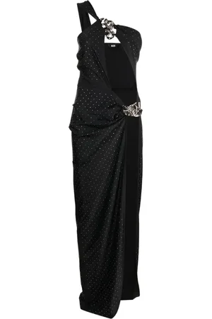 GCDS Bling chain long dress