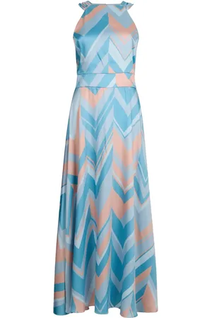 Liu Jo Chevron-patterned maxi dress