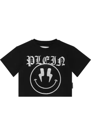 Philipp Plein Smile cropped T-shirt