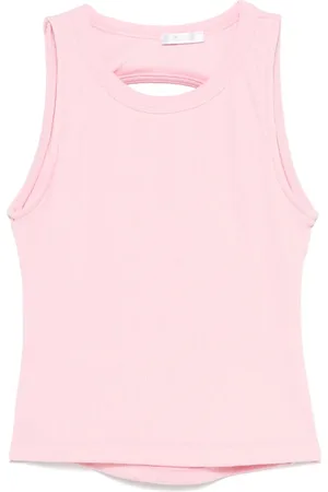 MISS GRANT Open-back tank top