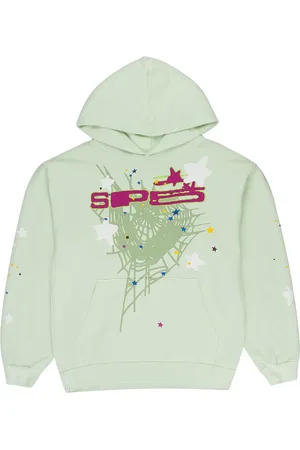 Sp5der Graphic-print "Mint" hoodie