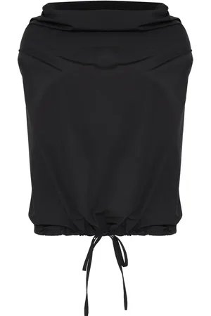 Uma Raquel Davidowicz Drape-neck short-sleeved top