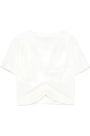 MISS GRANT Gathered-detail top