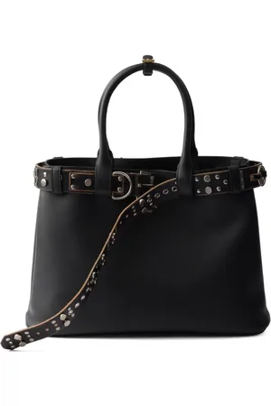 Prada Large buckle-detail tote bag