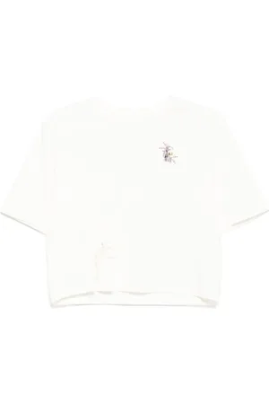 Musium Div. Logo-embroidered T-shirt