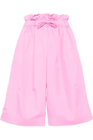 Simone Rocha Ruffled-waist cropped trousers