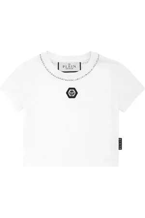 Philipp Plein Strass cropped T-shirt