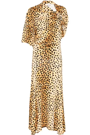 Paco rabanne Leopard-print maxi dress