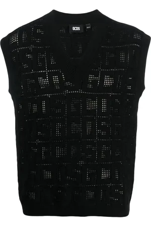 GCDS Monogram macram?? gilet