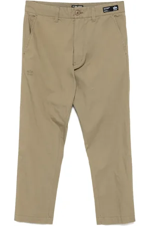 Izzue Logo-embroidered trousers