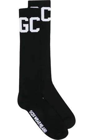 GCDS Intarsia-knit mid-calf socks