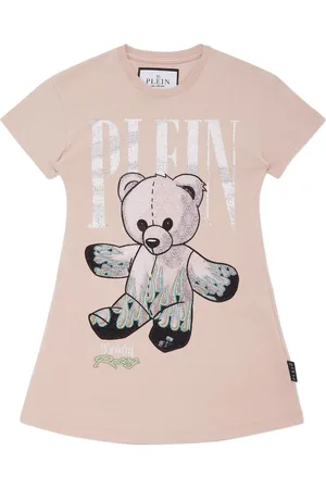 Philipp Plein Teddy Bear-print dress