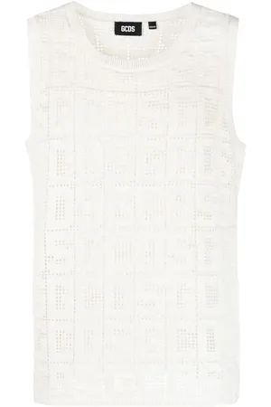 GCDS Monogram macram?? tank top