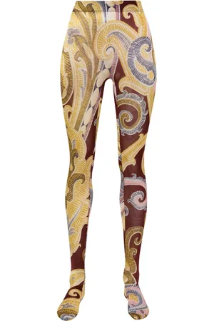 Wolford X ETRO baroque-print tights