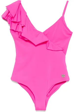 MONNALISA Ruffled-detail swimsuit