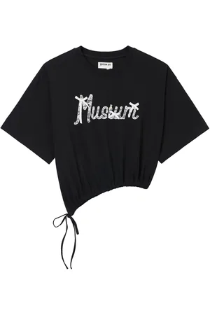 Musium Div. Logo-embroidered T-shirt