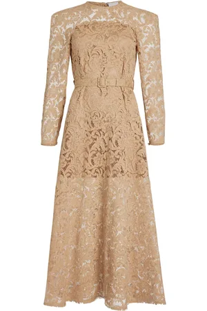 Patou Floral-lace maxi dress
