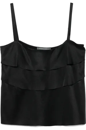 Alberta Ferretti Ruffle-detail top