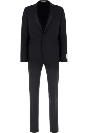 corneliani Satin-trim suit