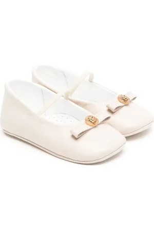 VERSACE Leather ballerinas