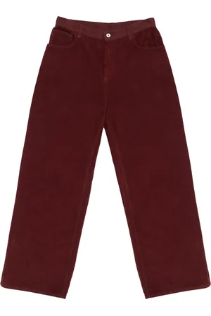 MARCELO BURLON Corduroy wide-leg trousers