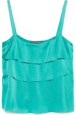 Alberta Ferretti Ruffle-detail top