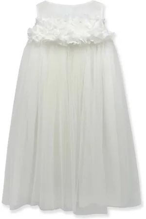 LA STUPENDERIA Floral-appliqu?? dress