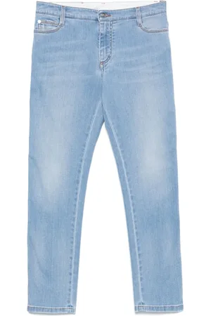 ERMANNO SCERVINO Logo-patch slim jeans