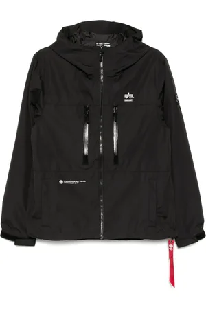 Izzue Logo-embroidered jacket