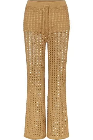 SIMON MILLER Brisas crochet trousers