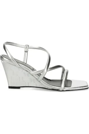 Karl Lagerfeld 85mm leather sandals