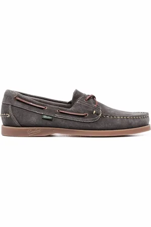 Paraboot Lace-up suede boat shoes