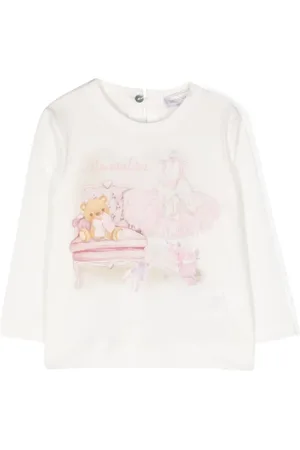 MONNALISA Printed long-sleeve T-shirt