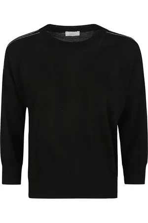 PESERICO SIGN Satin-trimmed sweater