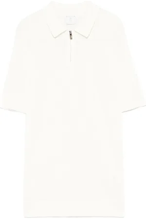 ELEVENTY Textured polo shirt