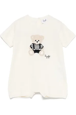Il gufo Bear-embroidered body