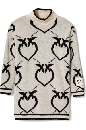 Pinko Love Birds-pattern dress