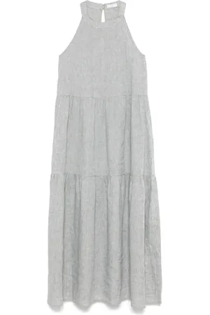 PESERICO SIGN Tiered midi dress