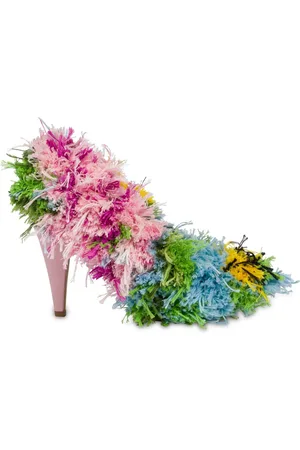 Moschino Shaggy thread pumps