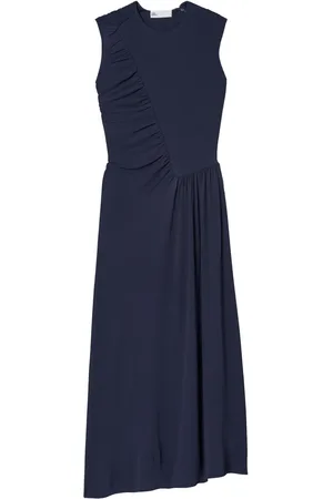 Tory Burch Ruched-detail midi dress