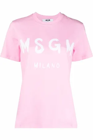 Msgm Logo-print short-sleeved T-shirt