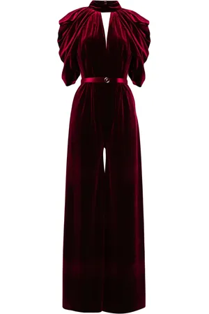 Saiid Kobeisy Velvet jumpsuit