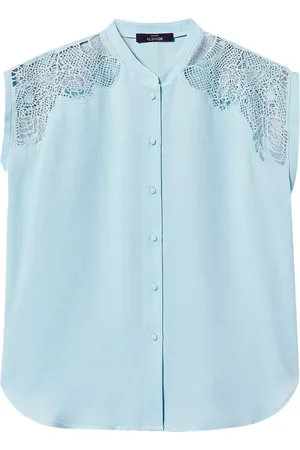 Twin-Set Lace-panel blouse