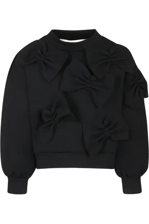Simonetta Bow-embellished sweatshirt